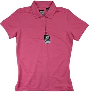 NEW Kate Lord Golf Shirt Womens S Pink Preppy Country Club Clean Girl Barbiecore